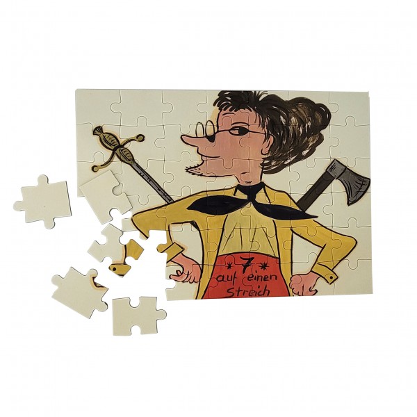 Puzzle DIN A5 (210 x 148 mm) 6,9,12,24 und 48 Teile