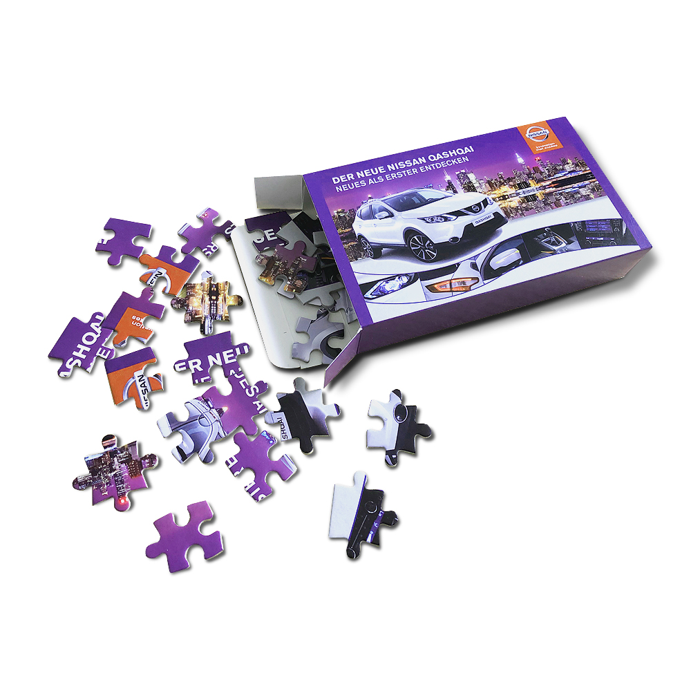 Faltschachtel für Puzzle